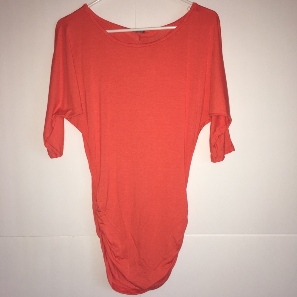 Charlotte Russe  Side Ruched Tee